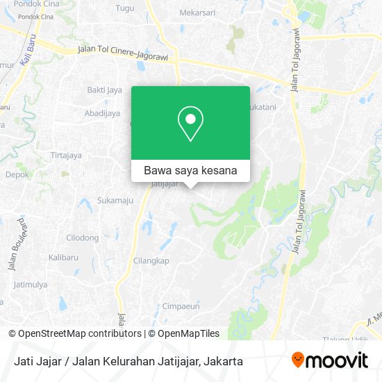 Peta Jati Jajar / Jalan Kelurahan Jatijajar