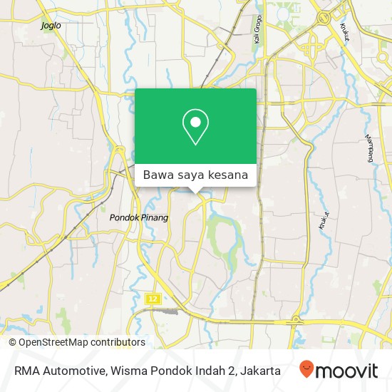 Peta RMA Automotive, Wisma Pondok Indah 2