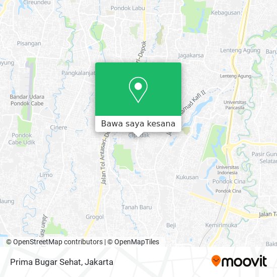 Peta Prima Bugar Sehat