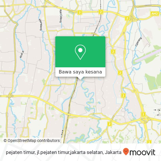 Peta pejaten timur, jl.pejaten timur,jakarta selatan