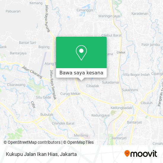 Peta Kukupu Jalan Ikan Hias