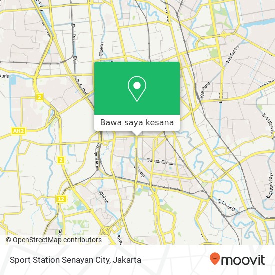 Peta Sport Station Senayan City