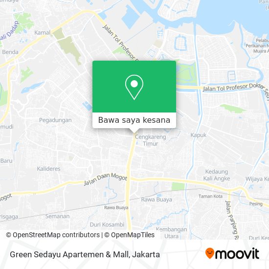 Peta Green Sedayu Apartemen & Mall