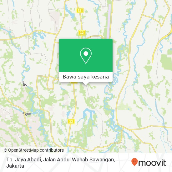 Peta Tb. Jaya Abadi, Jalan Abdul Wahab Sawangan