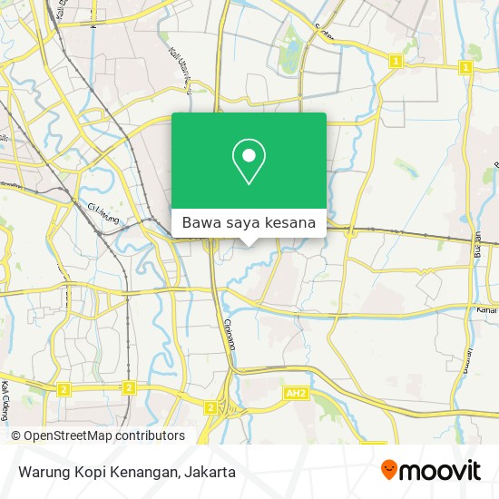 Peta Warung Kopi Kenangan