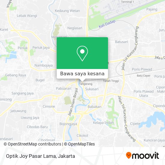 Peta Optik Joy Pasar Lama