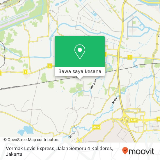 Peta Vermak Levis Express, Jalan Semeru 4 Kalideres