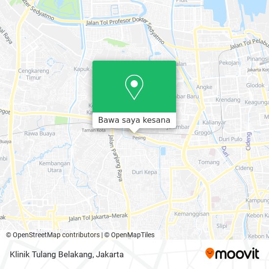 Peta Klinik Tulang Belakang