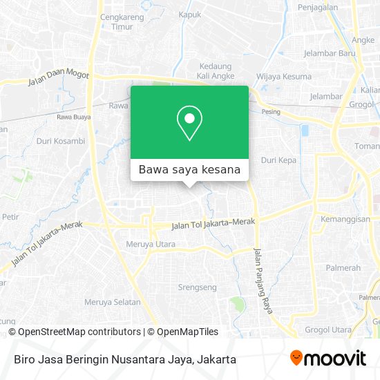 Peta Biro Jasa Beringin Nusantara Jaya