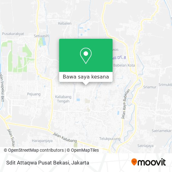Peta Sdit Attaqwa Pusat Bekasi