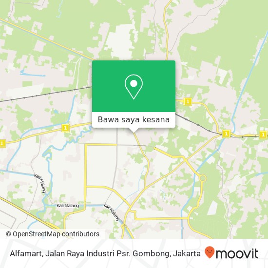 Peta Alfamart, Jalan Raya Industri Psr. Gombong