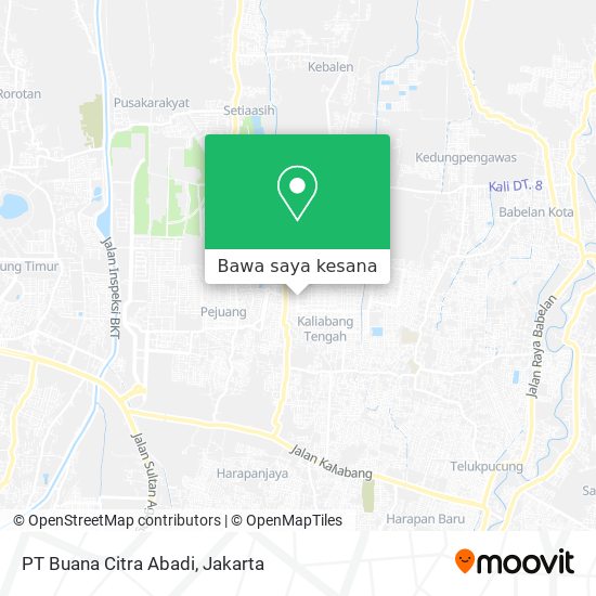 Peta PT Buana Citra Abadi