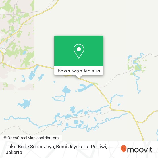 Peta Toko Bude Supar Jaya, Bumi Jayakarta Pertiwi