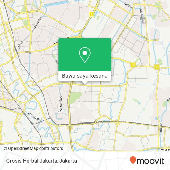 Peta Grosis Herbal Jakarta