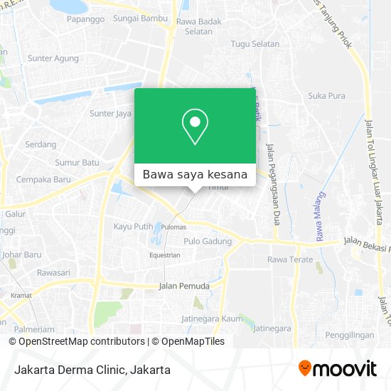 Peta Jakarta Derma Clinic