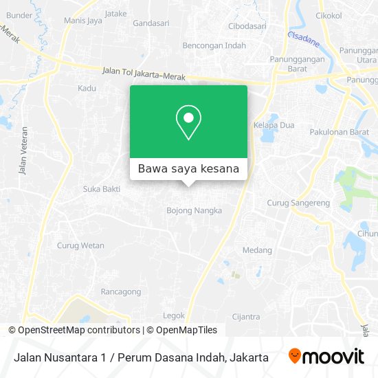 Peta Jalan Nusantara 1 / Perum Dasana Indah