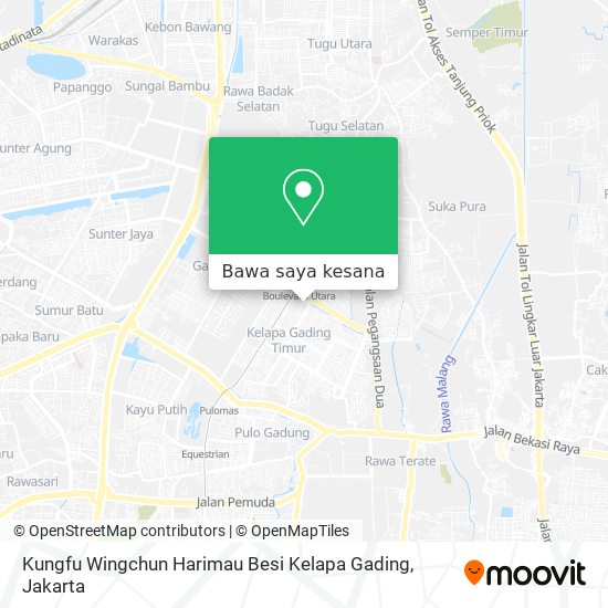 Peta Kungfu Wingchun Harimau Besi Kelapa Gading