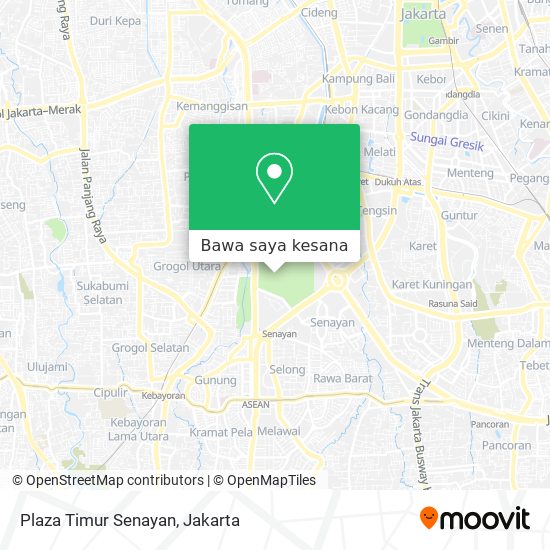 Peta Plaza Timur Senayan