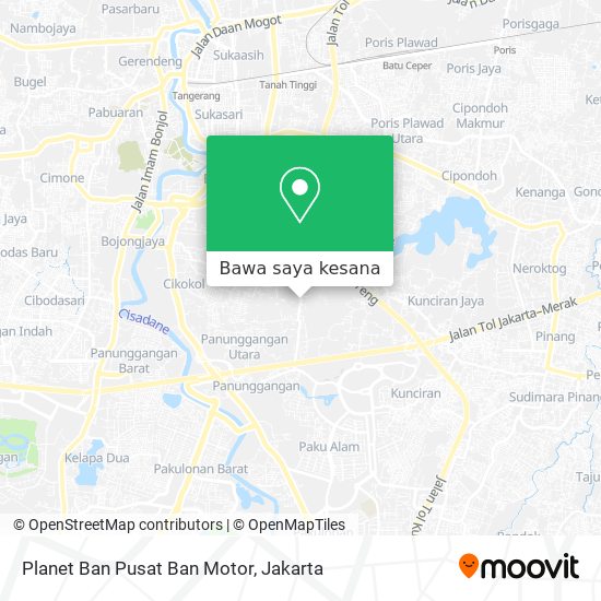 Peta Planet Ban Pusat Ban Motor