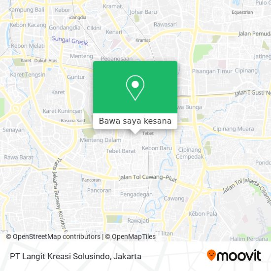 Peta PT Langit Kreasi Solusindo