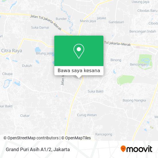 Peta Grand Puri Asih A1/2