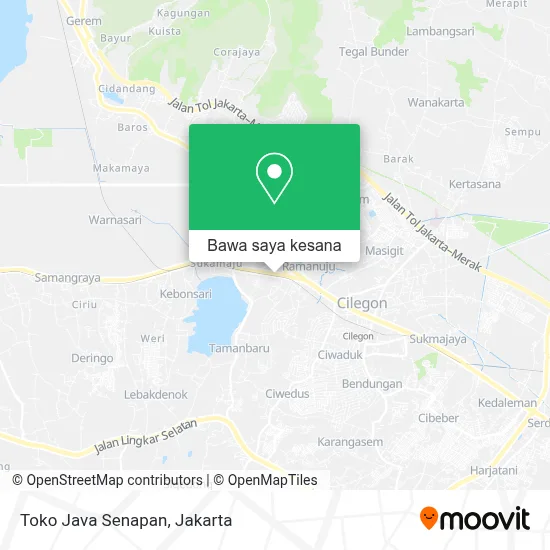 Peta Toko Java Senapan