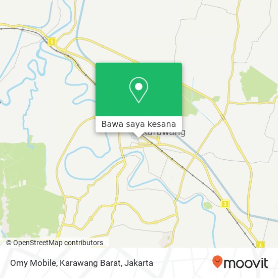 Peta Omy Mobile, Karawang Barat