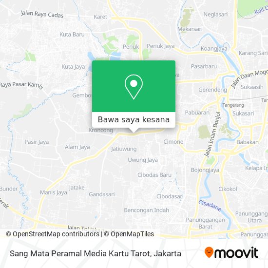 Peta Sang Mata Peramal Media Kartu Tarot