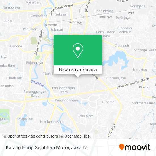 Peta Karang Hurip Sejahtera Motor