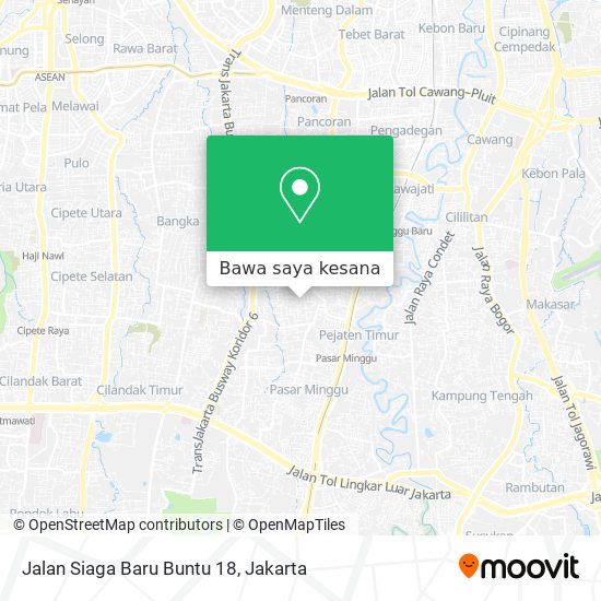 Peta Jalan Siaga Baru Buntu 18