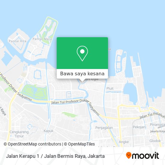 Peta Jalan Kerapu 1 / Jalan Bermis Raya