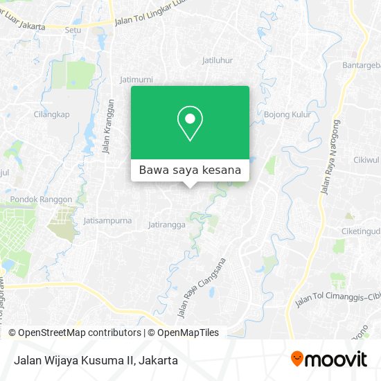 Peta Jalan Wijaya Kusuma II