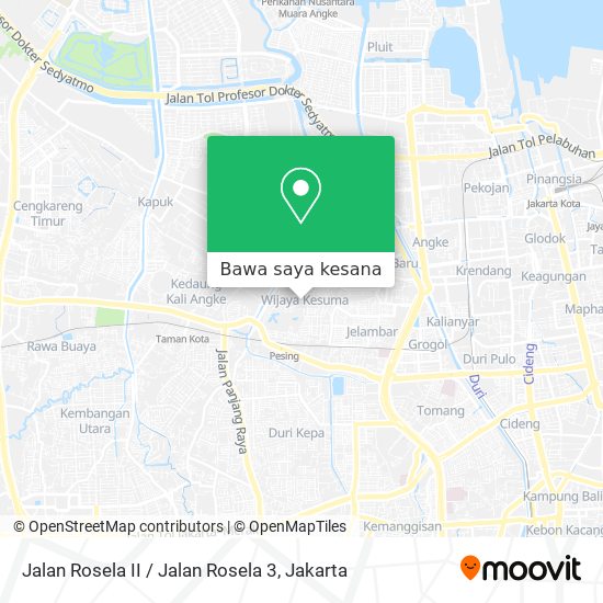 Peta Jalan Rosela II / Jalan Rosela 3