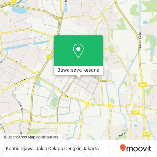 Peta Kantin Djawa, Jalan Kelapa Cengkir