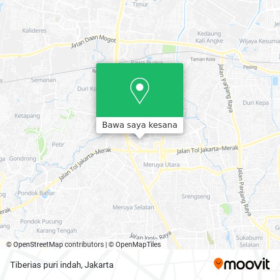 Peta Tiberias puri indah