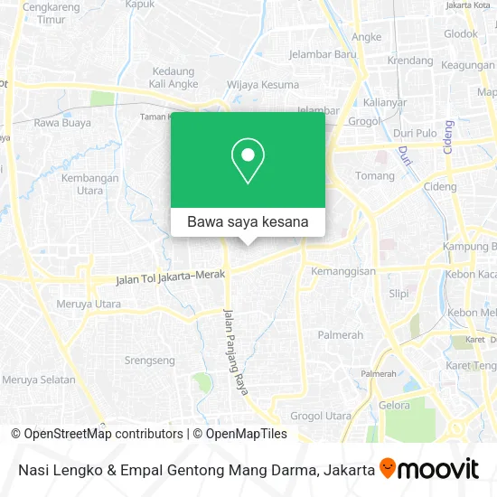 Peta Nasi Lengko & Empal Gentong Mang Darma