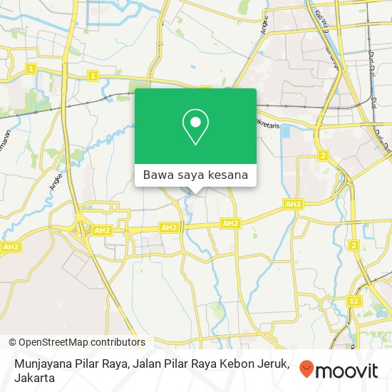 Peta Munjayana Pilar Raya, Jalan Pilar Raya Kebon Jeruk