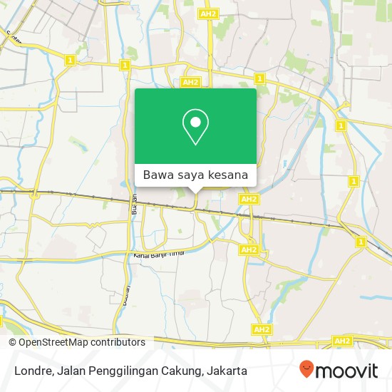 Peta Londre, Jalan Penggilingan Cakung