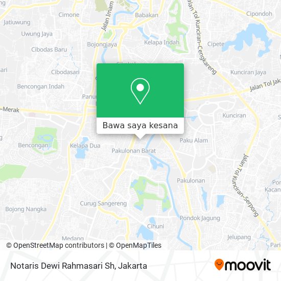 Peta Notaris Dewi Rahmasari Sh