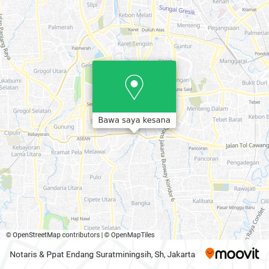 Peta Notaris & Ppat Endang Suratminingsih, Sh