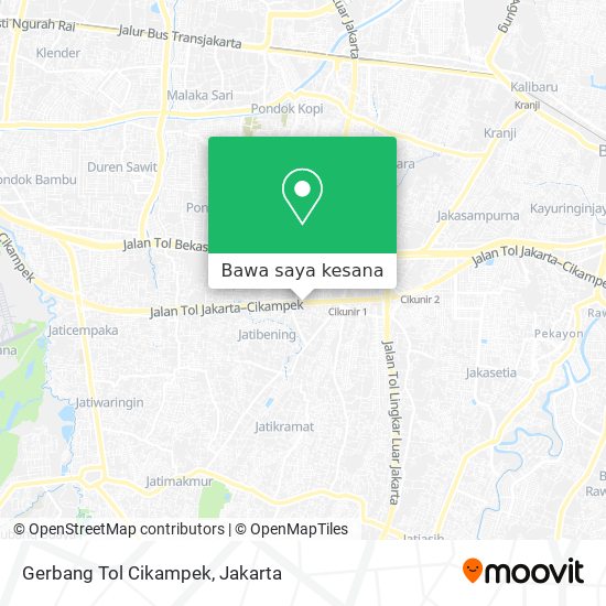 Peta Gerbang Tol Cikampek