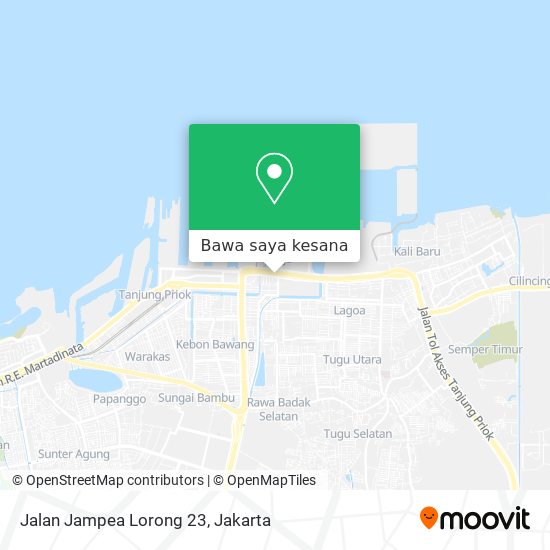 Peta Jalan Jampea Lorong 23