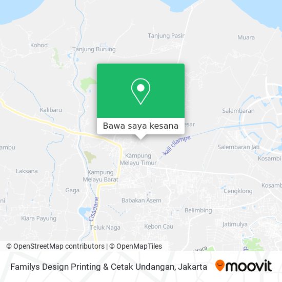 Peta Familys Design Printing & Cetak Undangan