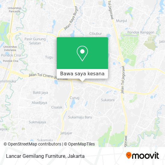 Peta Lancar Gemilang Furniture