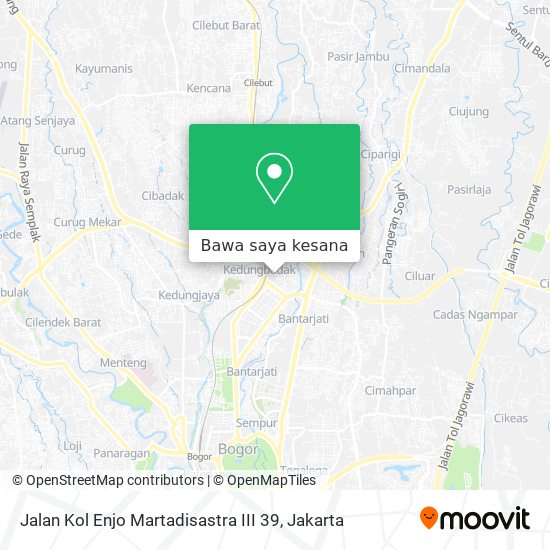 Peta Jalan Kol Enjo Martadisastra III 39