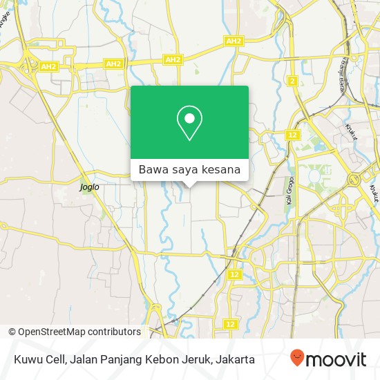 Peta Kuwu Cell, Jalan Panjang Kebon Jeruk