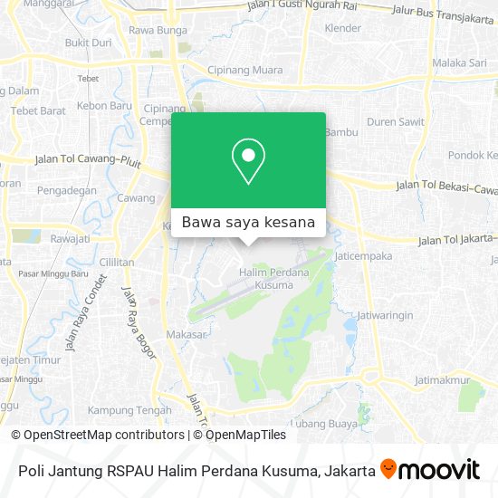 Peta Poli Jantung RSPAU Halim Perdana Kusuma