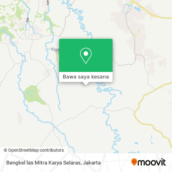 Peta Bengkel las Mitra Karya Selaras