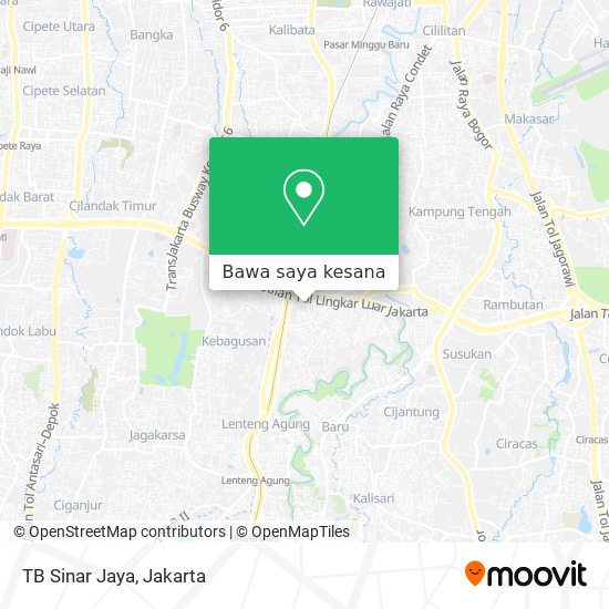 Peta TB Sinar Jaya