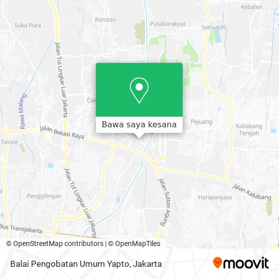 Peta Balai Pengobatan Umum Yapto